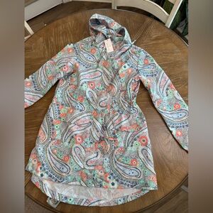 Vera Bradley NWT Paisley Hooded Women's packable Jacket